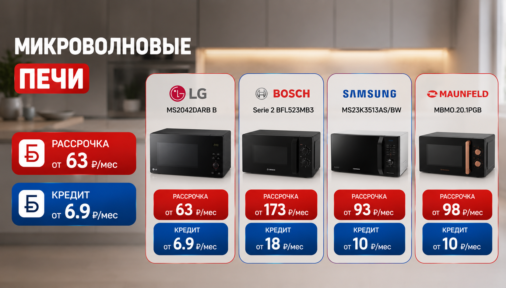 Микроволновые печи