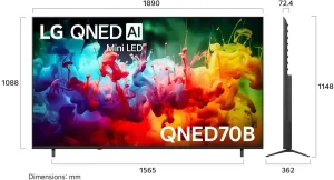 LG QNED AI QNED70 85QNED70B6A